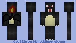 shiny charizard minecraft skin.